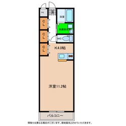 プレジデント日開野の物件間取画像